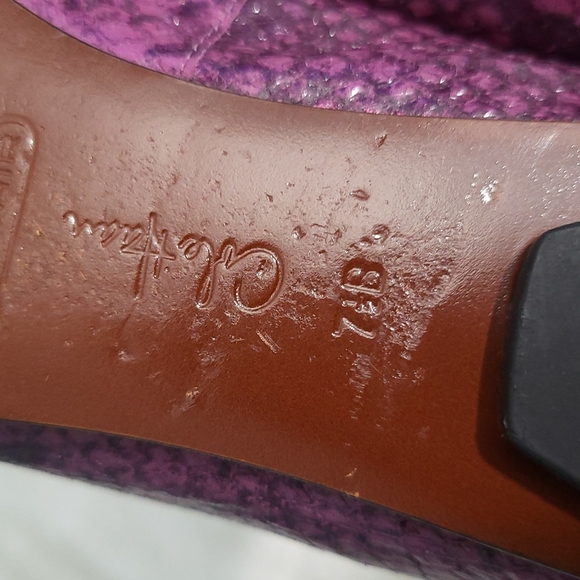 Purple Snakeskin Women's Flats - Picture 6 of 8